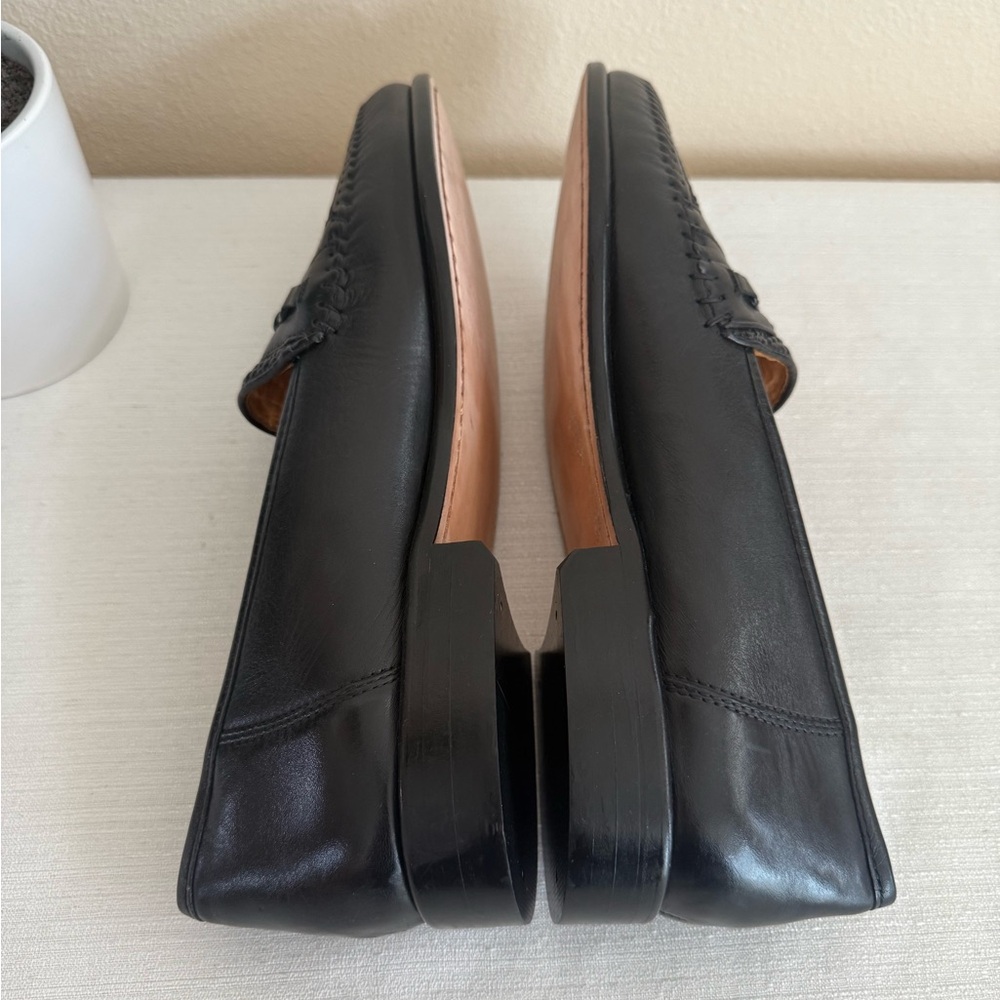SANDRO Comfort Dress Delta Classic Black Leather Dressy Loafers - Picture 7 of 15